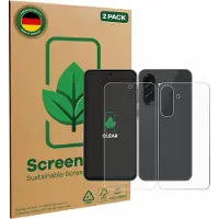 ScreenLeaf Schutzfolie für Samsung Galaxy A36 5G Enterprise Edition (Display+Rückseite) Displayschutz Display S