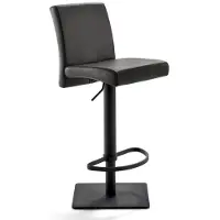 Mayer Barstuhl Sitzmöbel 1286 41 x 49 x 82 cm Stahl schwarz/schwarz 1286_03_81007