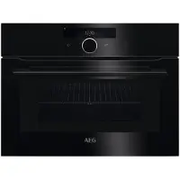 AEG KMK968090B 8000 CombiQuick / Einbau-Kompaktbackofen / Schwarz