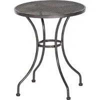 Merxx Gartentisch Delos Ø 60 cm - Aluminiumgeflecht
