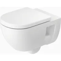 Duravit 2514090000 D-Code WWC TS 570mm, Rimless Weiß