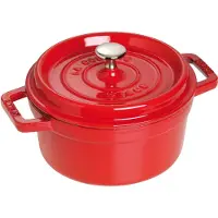 Staub Cocotte, Kirsche (Frucht), Eisenguss, 20 cm, 3,4 kg
