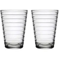 Iittala Wasserglas Aino Aalto Klar 330 ml (2er-Set)