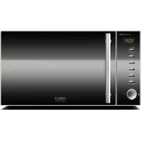 Caso M 20, Arbeitsplatte, Solo-Mikrowelle, 20 l, 800 W, Tasten, Drehregler, Schwarz