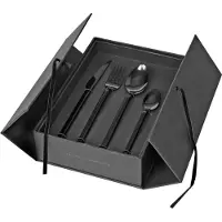 Broste Copenhagen TVIS Besteckset titanium black 16tlg.