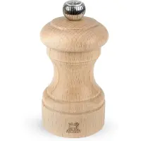Peugeot Salzmühle BISTRO 10cm Buchenholz Natur Stahlmahlwerk Klein Manuell