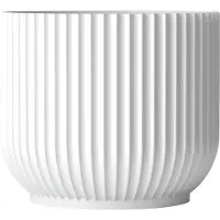 Lyngby Porcelæn Übertopf groß Porzellan Weiß