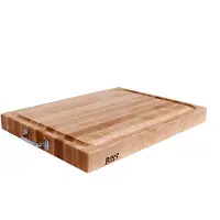 Boos blocks Blocks ProChef snijplank met rvs grepen 61 x 46 x 6 cm esdoornhout