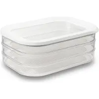 Mepal - Vorratsbehälter Wurstwaren 3-lagig Modula - 1650 ml - White
