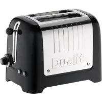 Dualit Toaster Lite Metall/schwarz 2 Scheiben