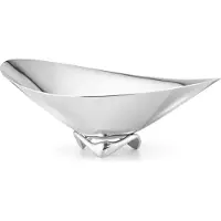 Georg Jensen Dekoschale Henning Koppel Wave Rostfreier Edelstahl 31 cm