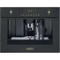 Smeg CMS8451A Vollautomatische Espressomaschine, Einbaugerät, Integriertes Mahlwerk, Milchaufschäumer