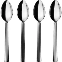 Georg Jensen Bernadotte Teelöffel 4 Stk Groß Edelstahl