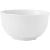 Lyngby Porcelæn - Rhombe Weiße Schüssel - 11 cm