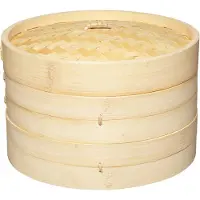 Kitchencraft Großer Zweistöckiger Bambus-dampfgarer