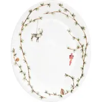 Kähler Hammershi Christmas Oval Table-34x27 Cm Teller