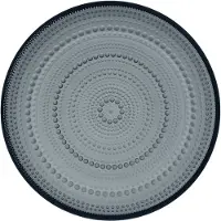 Iittala Essensteller Kastehelmi Dunkelgrau 25 cm