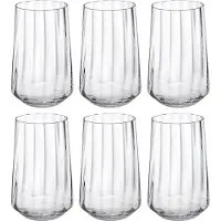 Georg Jensen Tumbler Bernadotte Tall Crystalline 380 ml (6er-Set)