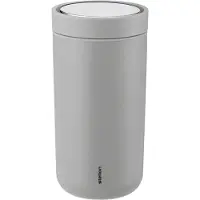 Stelton Thermosbecher To Go Click Soft Light Grey 0,2 L