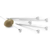 Georg Jensen Cocktailspieße Sky Rostfreier Edelstahl (6er-Set)