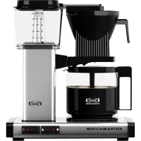 Moccamaster Kaffemaskine, automatisk, poleret sølv