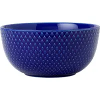 Lyngby Porcelæn - Rhombe Color Schale - Ø13 cm - Dunkelblau