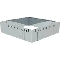 De Buyer Patisserierahmen ausziehbar 16x16 bis 30x30cm H: 5cm