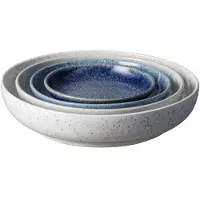 Denby Schale Studio Blue Nesting Bowl Mixed (4er Set)