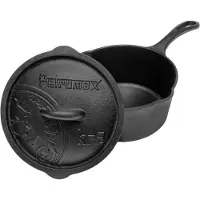Petromax KR2 Topf mit Deckel 2 Liter, Gusseisen
