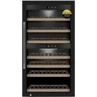 Caso WineExclusive 66 Smart, Weinkühler mit Kompressor, Freistehend, 66 Flasche(n), 70 W, G, Schwarz