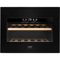 Caso WineDeluxe E18, Weinkühler mit Kompressor, Integriert, 18 Flasche(n), 85 W, G, Schwarz