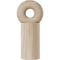 OYOY Living Salz- & Pfeffermühlen L7,5xW7,5xH16,5 braun