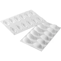 Silikomart Silikonform - Quenelle - 12pcs