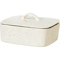 Broste Copenhagen - Nordic Butter Box, Stoneware - Vanilla