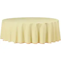 Broste Copenhagen Wilhelmina Tischdecke gelb3