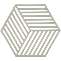 Zone Untersetzer Hexagon Light Grey 16 cm