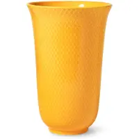 Lyngby Porcelæn - Rhombe Color Porzellanvase - H20 cm - Gelb