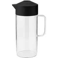 Rig-Tig Wasserkaraffe Pip Black 1,4 L