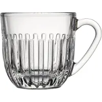 La Rochère Ouessant Espressotasse aus Glas 80 ml mit Ohr spülmaschinenfest 6er Set