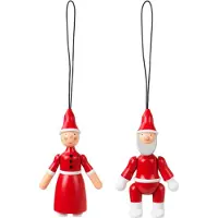 Kay bojesen Ornaments Santa Claus & Santa Clara