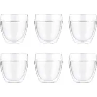 Bodum Glas-Set Pavina Outdoor Transparent 250 ml (Set von 6 Stück)