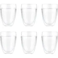Bodum Glas-Set Pavina Outdoor Transparent 350 ml (Set von 6 Stück)