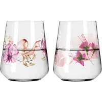 Ritzenhoff Wasserglas-Set Allround-Glas SOMMERSONETT # 1 / # 2 je 500 ml 2 Stück