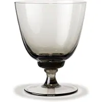 Holmegaard Flow Glas mit Fuß 35 cl smoke