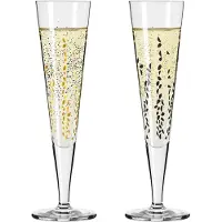 Ritzenhoff Champagnerglas "Champagnergläser Goldnacht 205 ml 2er Set gold"