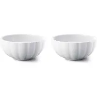 Georg Jensen Schüssel Bernadotte Petit Porzellan (2er-Set)