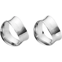Georg Jensen Serviettenring Cobra Edelstahl (2er-Set)
