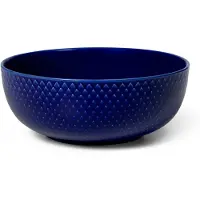 Lyngby Porcelæn - Rhombe Color Schale - Ø15.5 cm - Dunkelblau