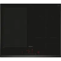 Siemens iQ700 EX651HEC1E, Schwarz, Integriert, 60 cm, Zonen-Induktionskochfeld, Glaskeramik, 4 Zone(n)