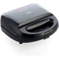 GreenChef Sandwichtoaster 3-In-1 Grill Sandwich/Waffle/Panini Maker Black